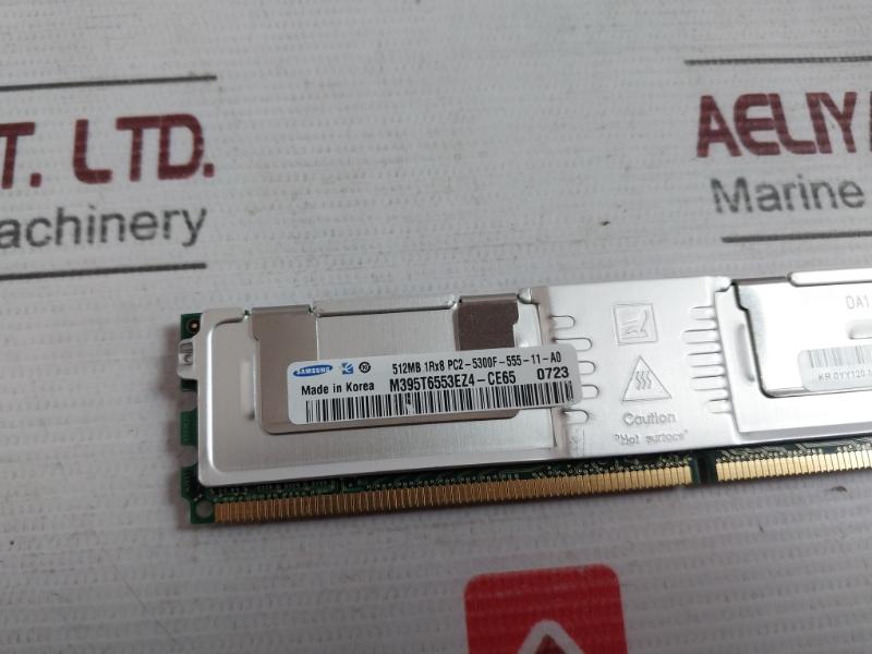 Samsung Pc2-5300F-555-11-a0 Buffered Memory Module M395T6553Ez4-ce65 512Mb 1Rx8