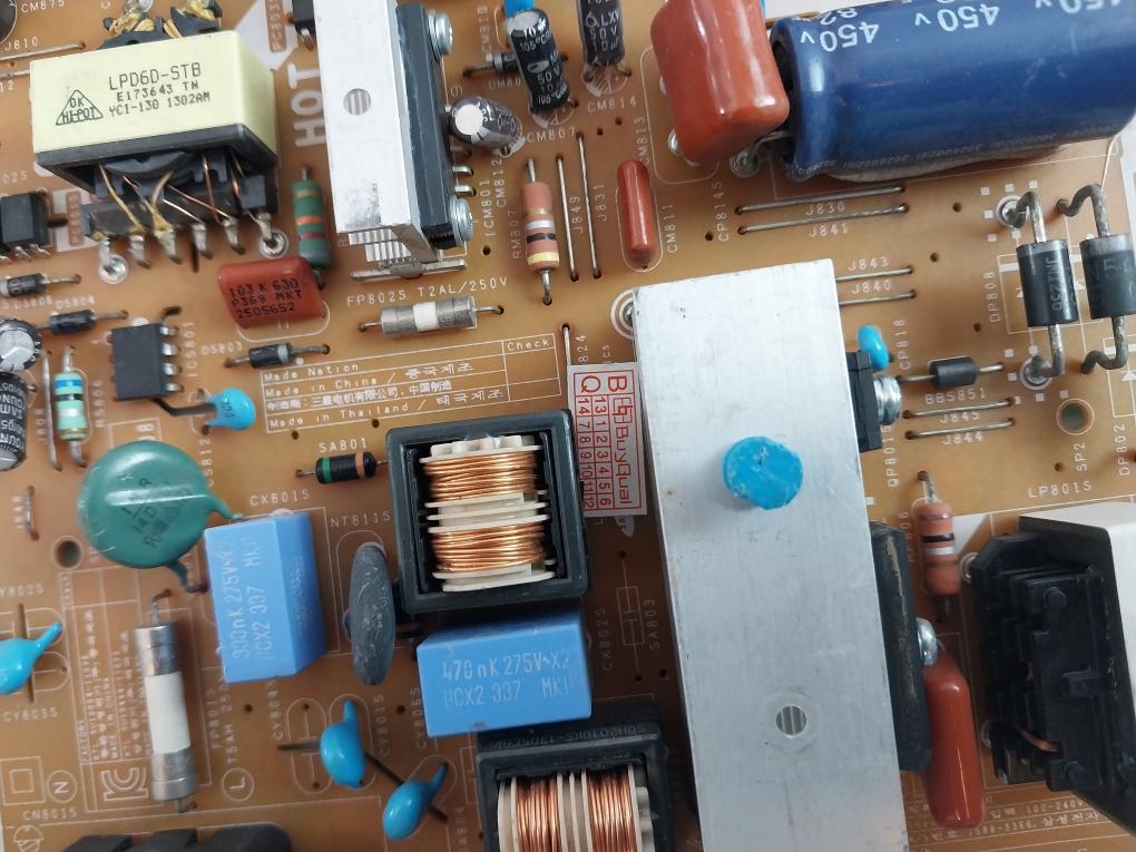 Samsung Pslf860C04A Power Supply/Led Board 100-240V 50/60Hz 2.5A