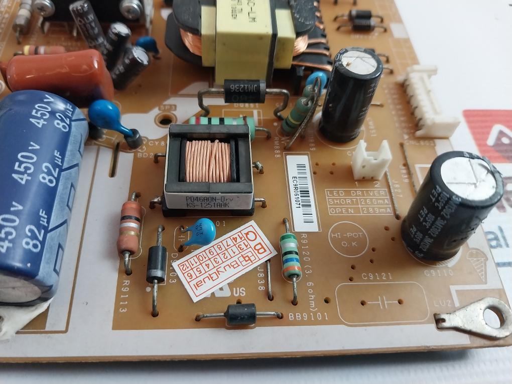 Samsung Pslf860C04A Power Supply/Led Board 100-240V 50/60Hz 2.5A