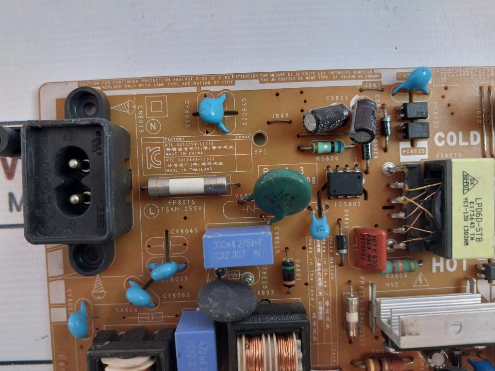 Samsung Pslf860C04A Power Supply/Led Board 100-240V 50/60Hz 2.5A