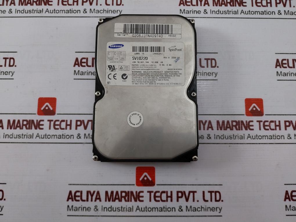 Samsung Sv1022D 2Gb Ide Hard Drive Rev A Psgbn4F5A80344 V9102 Bf41-00024A