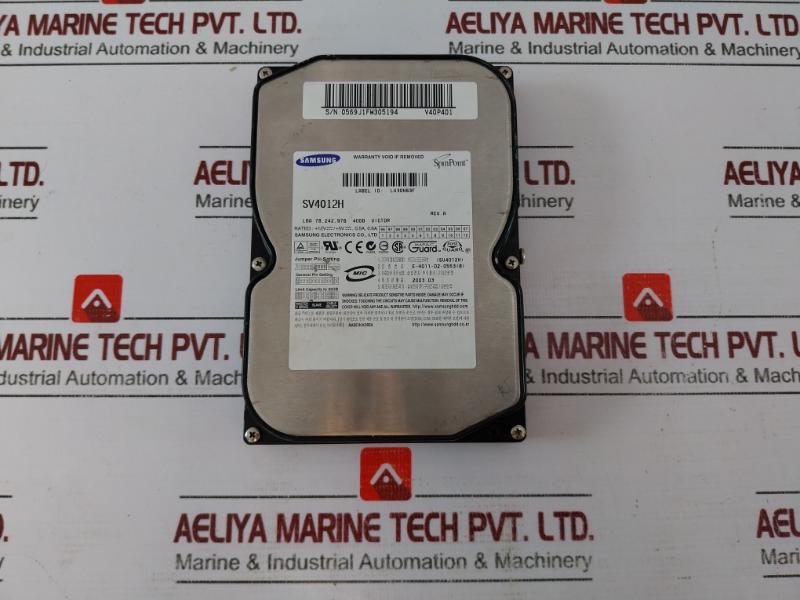 Samsung Sv4012h Spintpoint Hard Disk Drive 40gb Victor