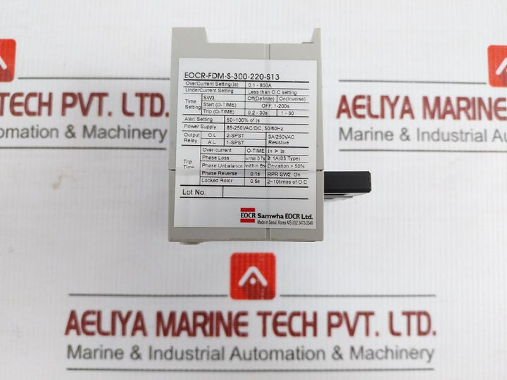 Samwha 85-250Vac/Dc 50/60Hz Overcurrent Relay Converter Eocr-fdm-s-300-220-s13