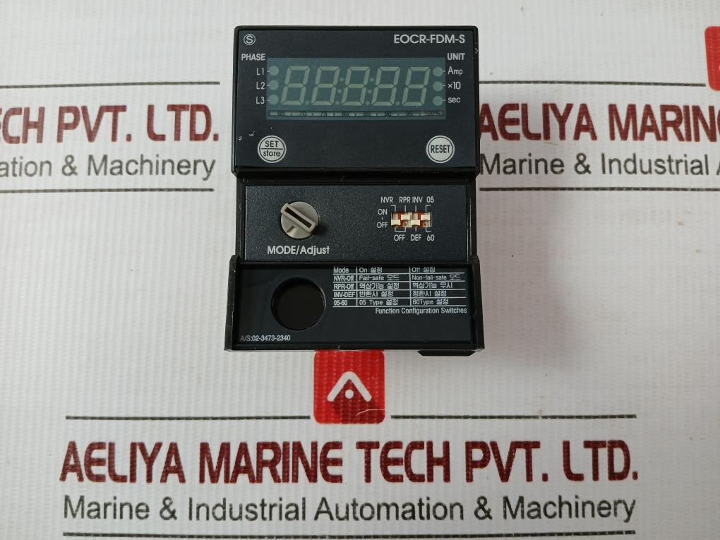 Samwha Digital Electronic Overcurrent Relay Eocr-fdm-s