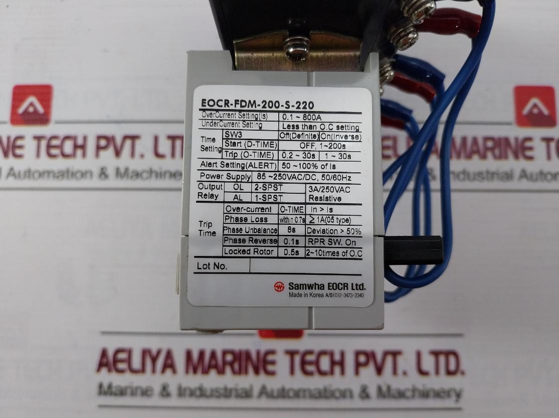 Samwha Eocr-fdm-200-s-220 Converter With Current Transformer 1150V