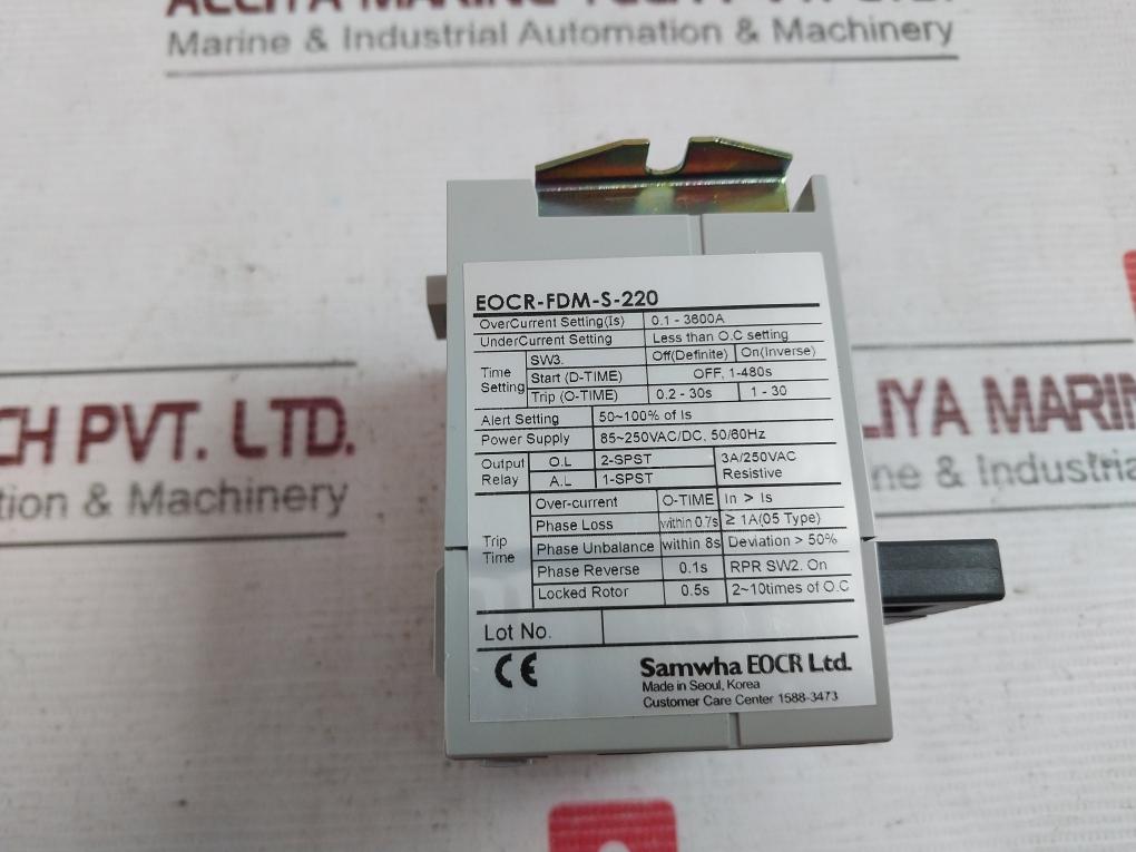 Samwha Eocr-fdm-s Electronic (Digital) Overload Relay & Power Converter Set