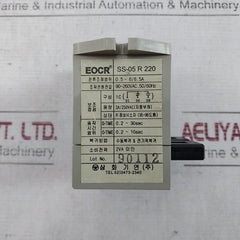 Samwha Eocr-ss Electronic Overload Relay Ss-05 R 220 50/60 Hz 90-260 Vac