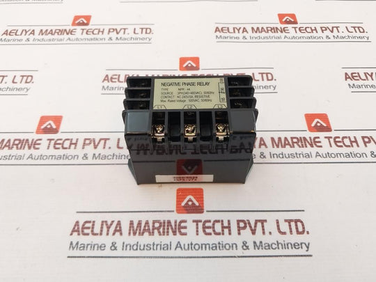 Samwha Npr-44 Negative Phase Relay 5A 3 Ph (340~480 Vac), 50/60Hz