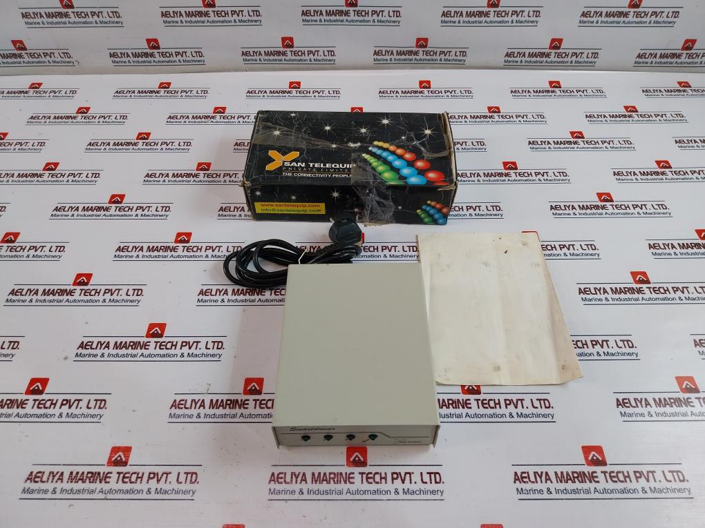 San Telequip CS0000F008903 Ethernet to Fiber Media Converter 230Vac 50Hz