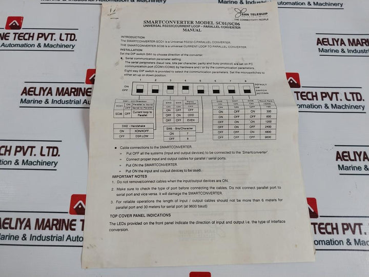 San Telequip Sc01 Universal Smart Converter Sacc26134448