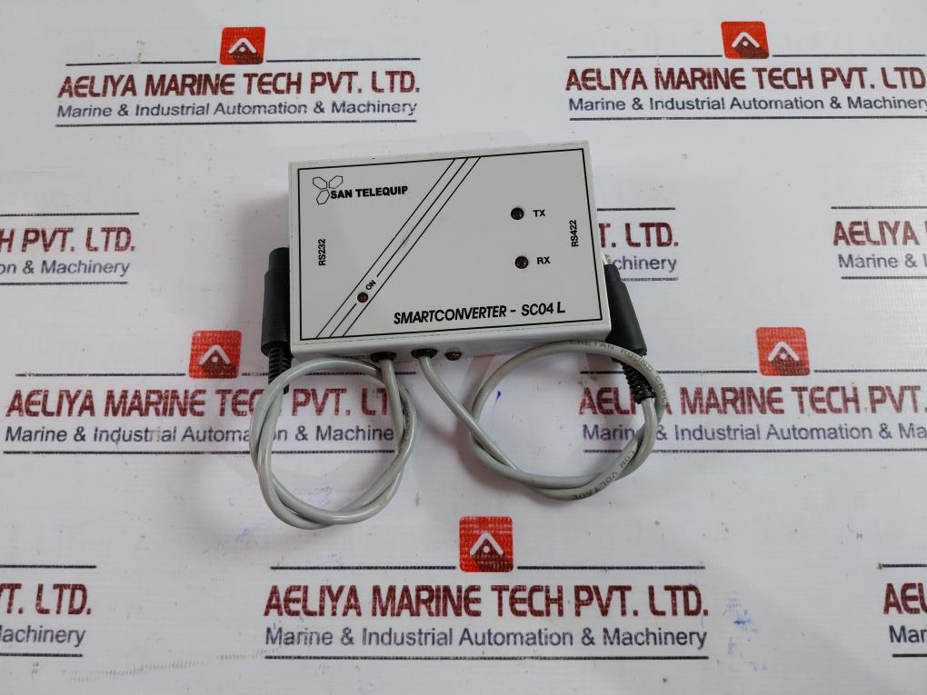 San Telequip Sc04L Rs232 To Rs422 Smart Converter Used