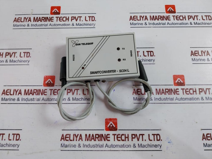 San Telequip Sc04L Rs232 To Rs422 Smart Converter Used