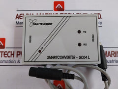 San Telequip Sc04L Rs232 To Rs422 Smart Converter Used