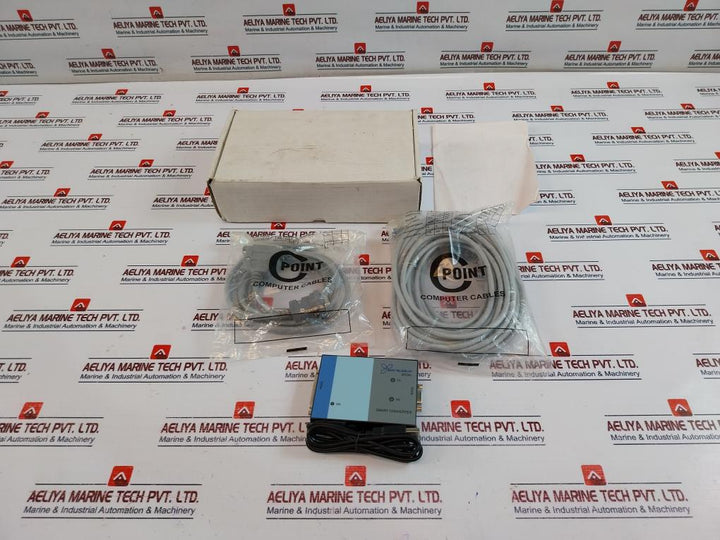 San Telequip Sc04L Rs232 To Rs422 Smart Converter W/ Computer Cables Set