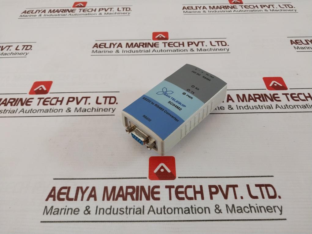 San Telequip Sc04M2 Rs232 To Rs485 Converter 24Vdc 70 Gm
