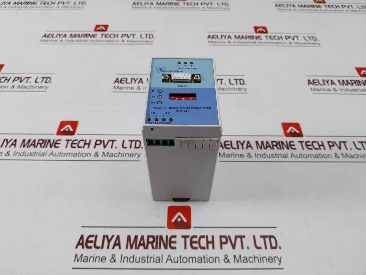 San Telequip Sc04U Rs232 To Rs485/Rs422 Converter 94V-265V Ac