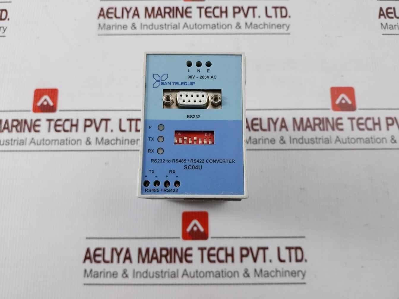 San Telequip Sc04U Rs232 To Rs485/Rs422 Converter 94V-265V Ac