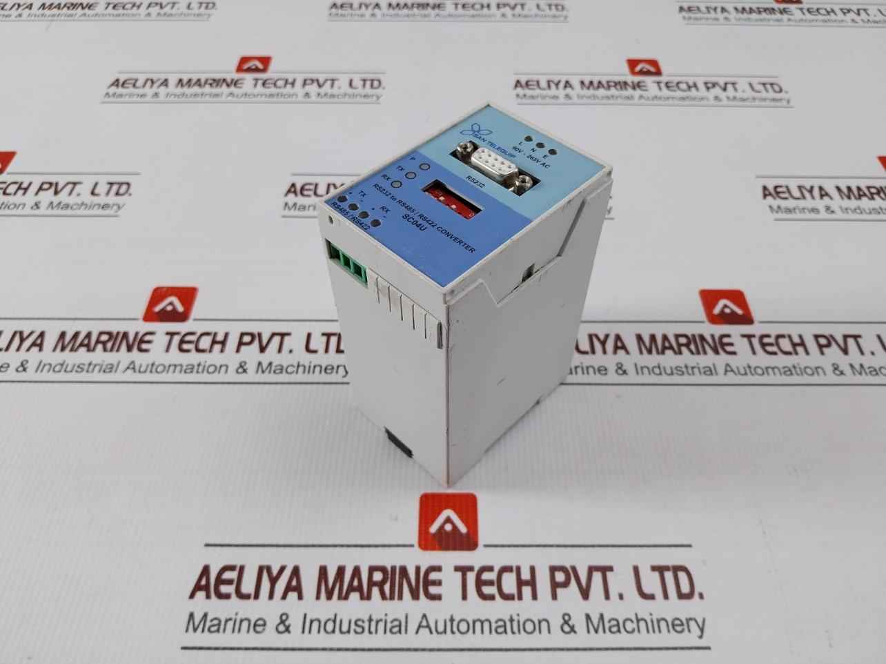 San Telequip Sc04U Rs232 To Rs485/Rs422 Converter 94V-265V Ac