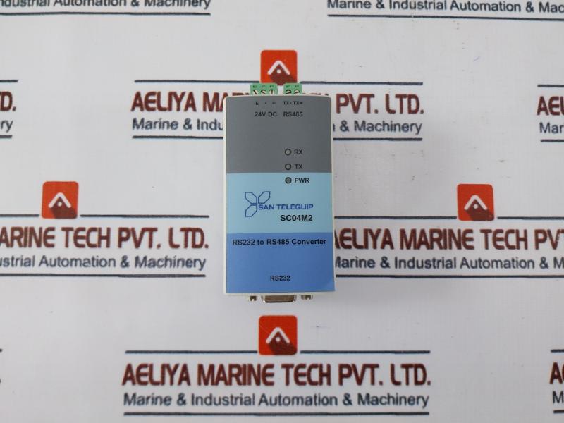 San Telequip Sc04m2 Rs232 To Rs485 Converter W/ Multicore Unshielded Cable