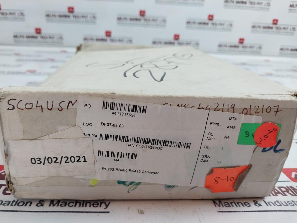 San Telequip Sc04u Rs232 To Rs485/rs422 Converter 24v Dc