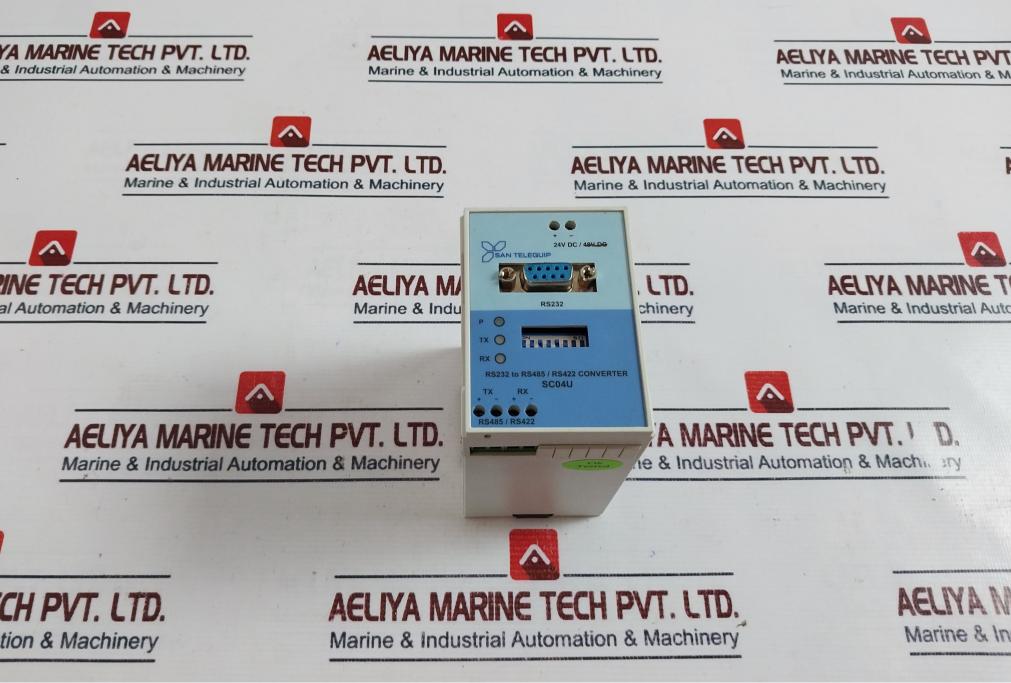 San Telequip Sc04u Rs232 To Rs485/rs422 Converter 24v Dc