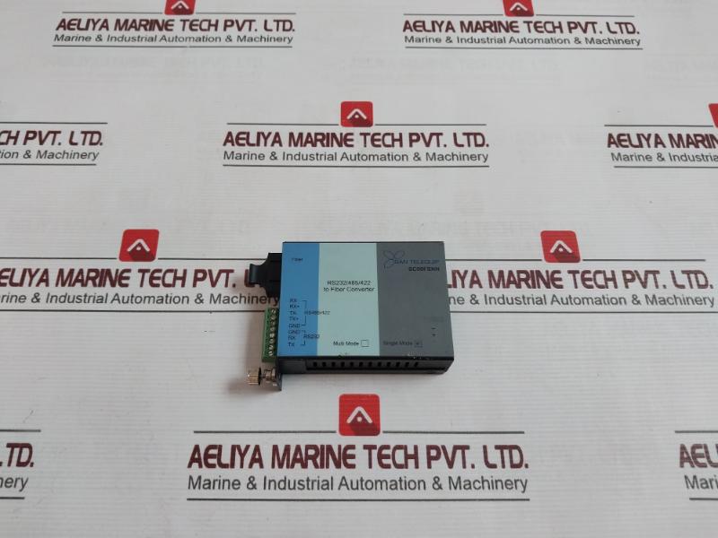 San Telequip Sc09Fsnn Rs232/485/422 To Fiber Converter 12V/1A 2W