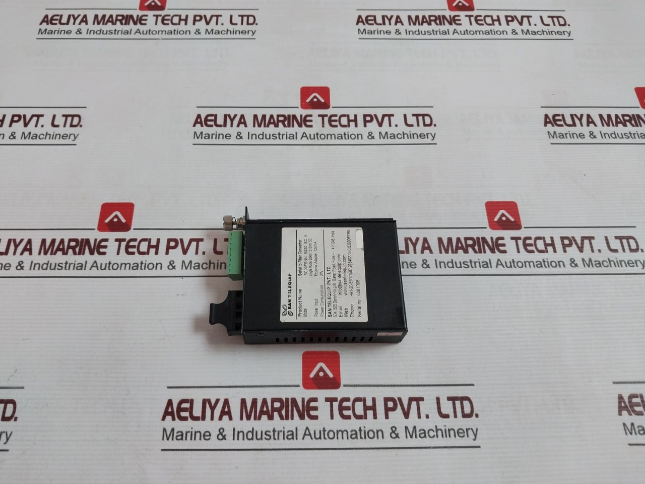 San Telequip Sc09Fsnn Rs232/485/422 To Fiber Converter 12V/1A 2W