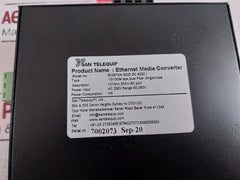 San Telequip Sc09fe Ethernet To Fiber Media Converter 10/100m Bps Ac230v