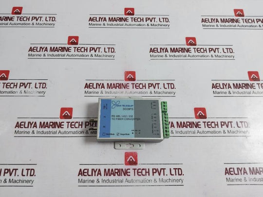 San Telequip Sc09Fs Rs 485/422/232 To Fiber Converter Single Mode 24V Dc