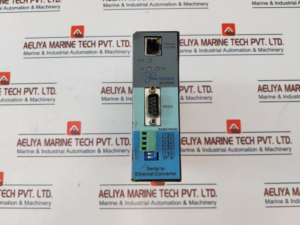 San Telequip Sc10Eke Serial To Ethernet Converter 230V Ac I