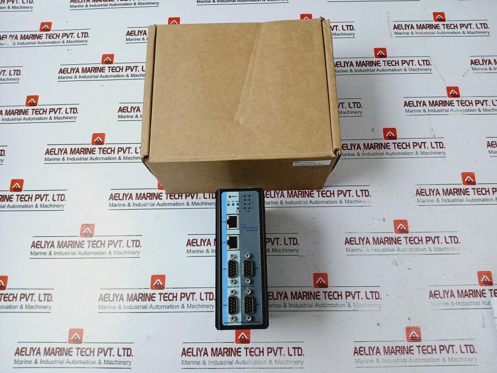 San Telequip Sc10e4ni S 4-port Rs232/485/422 Serial Device Server 12-48vdc