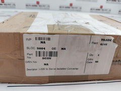 San Telequip SC11U Usb To Serial Isolated Converter