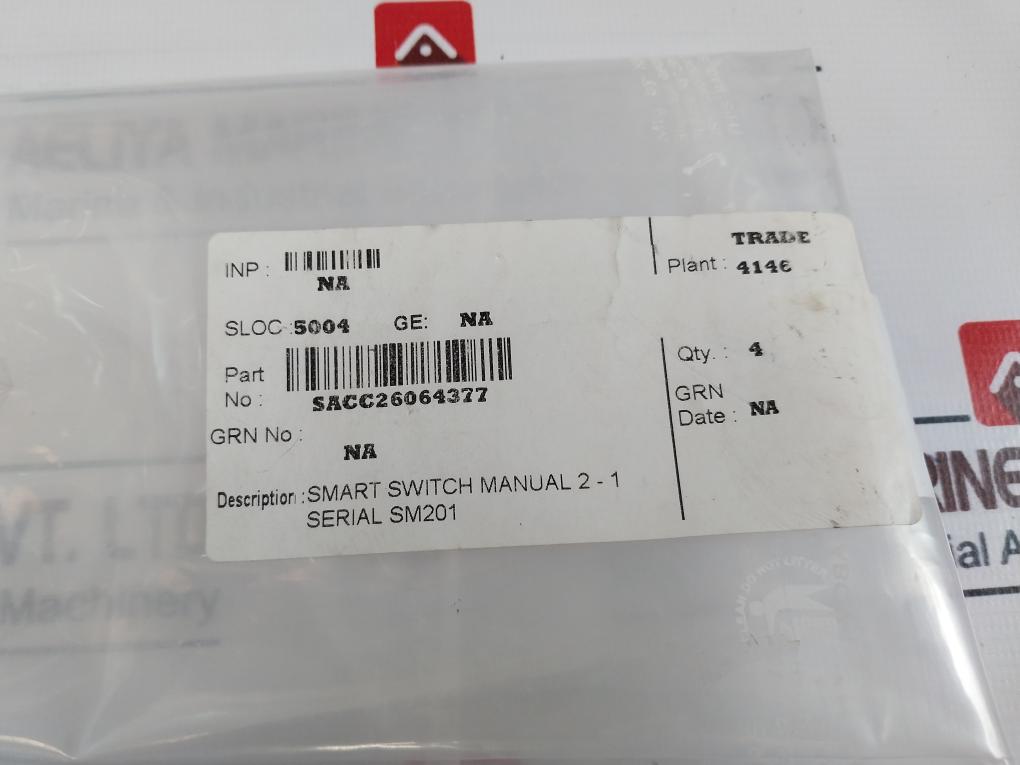 SAN TELEQUIP SM201 Smart Switch Manual 2-1 Serial SACC26064377