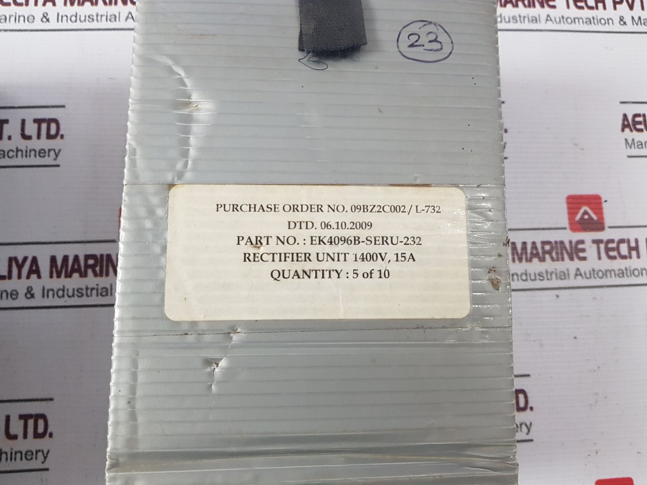 Sanelec EK4096B-SERU-232 Rectifier Unit 1400V 15A