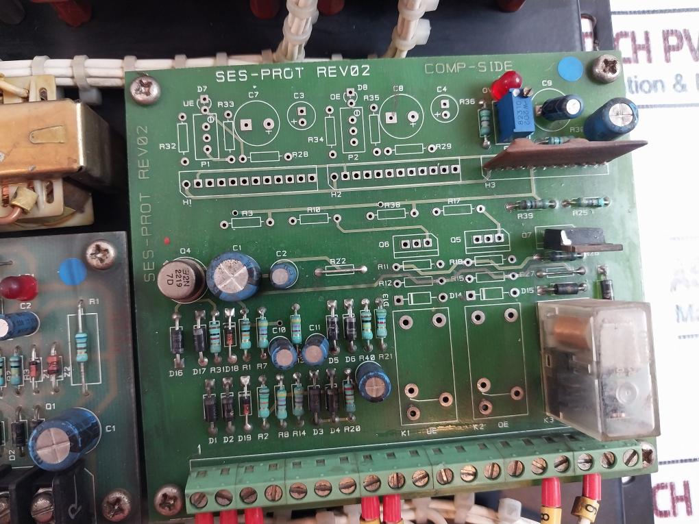 Sanelec Excitation Systems Pcb-pm Protection Module Rev 03