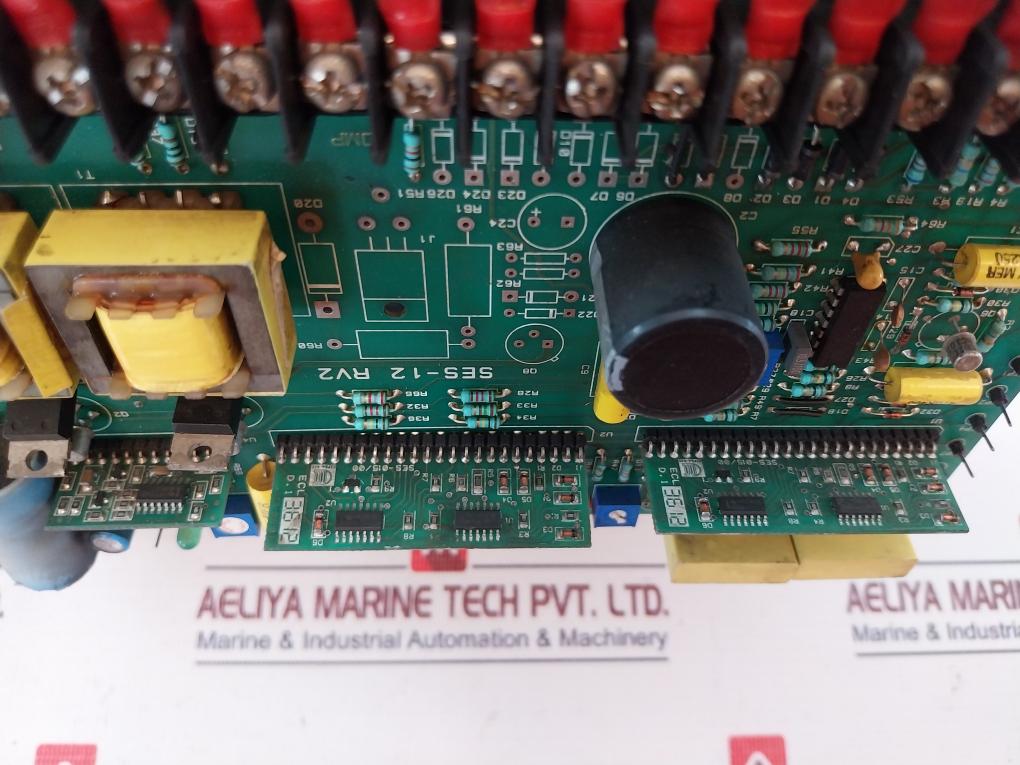Sanelec Ses-12 Rv2 Excitation System Pcb Ses-12S Control Panel