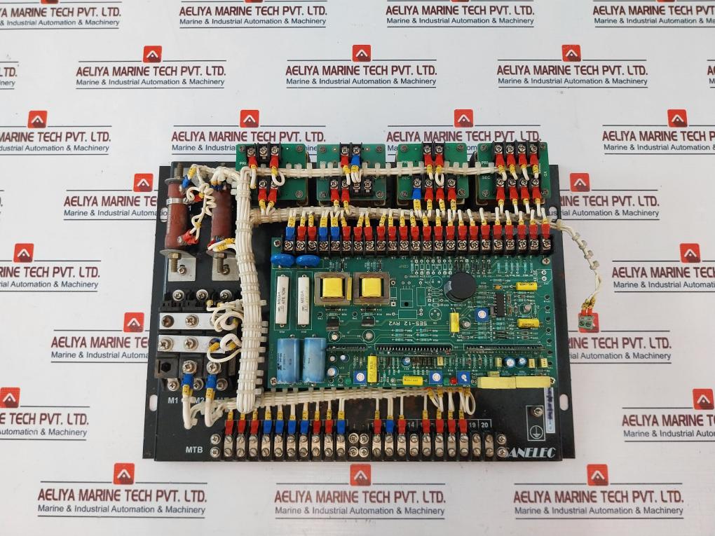 Sanelec Ses-12 Rv2 Excitation System Pcb Ses-12S Control Panel