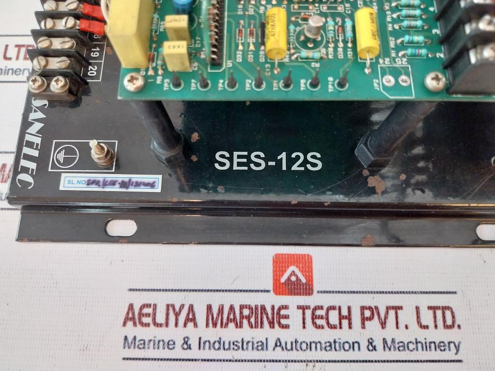 Sanelec Ses-12 Rv2 Excitation System Pcb Ses-12S Control Panel