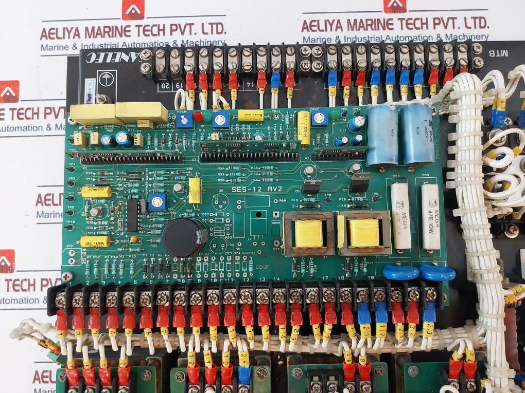 Sanelec Ses-12 Rv2 Excitation System Pcb Ses-12S Control Panel