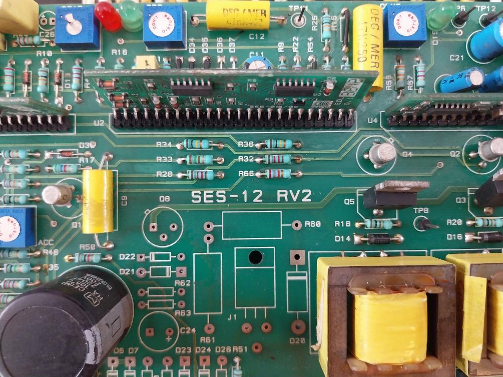 Sanelec Ses-12 Rv2 Excitation System Pcb Ses-12S Control Panel