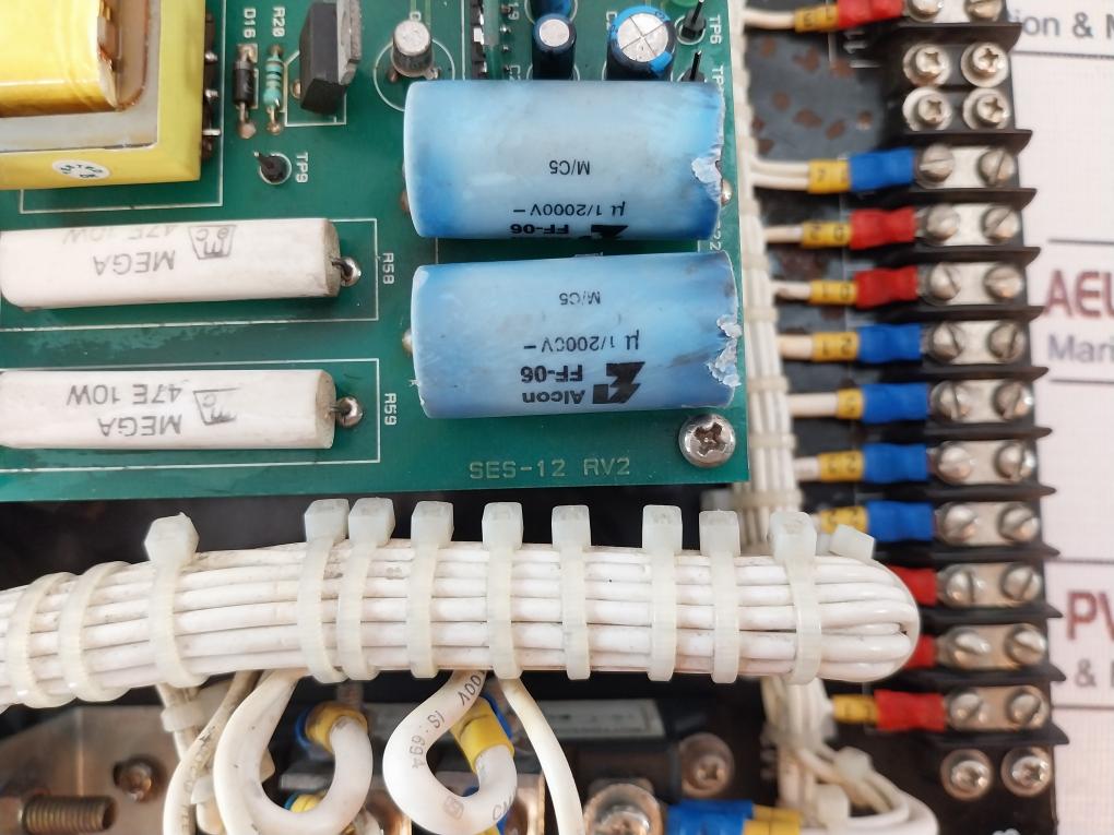 Sanelec Ses-12 Rv2 Excitation System Pcb Ses-12S Control Panel