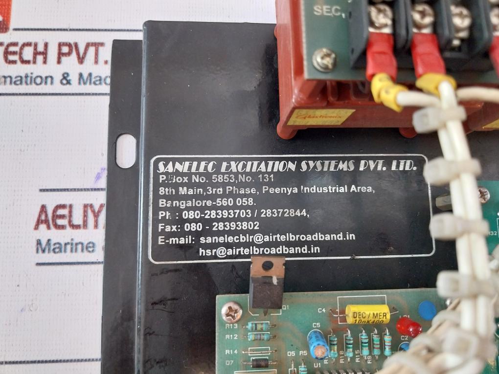 Sanelec Excitation Systems SES-PROT Protection Module Rev 02