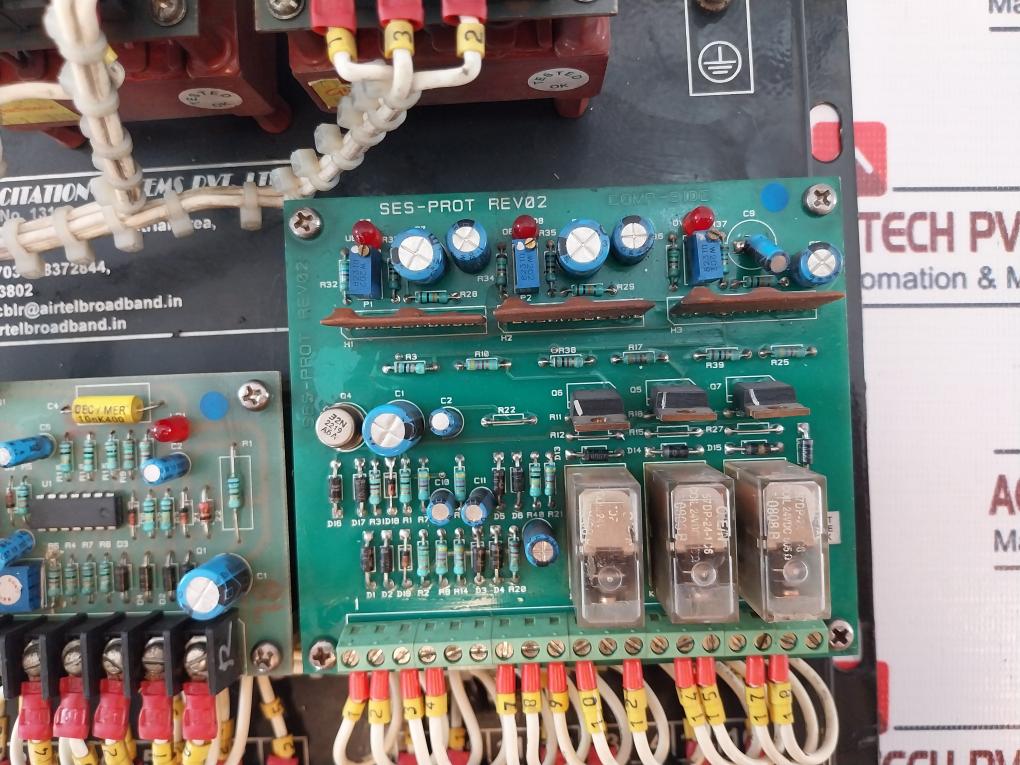 Sanelec Excitation Systems SES-PROT Protection Module Rev 02