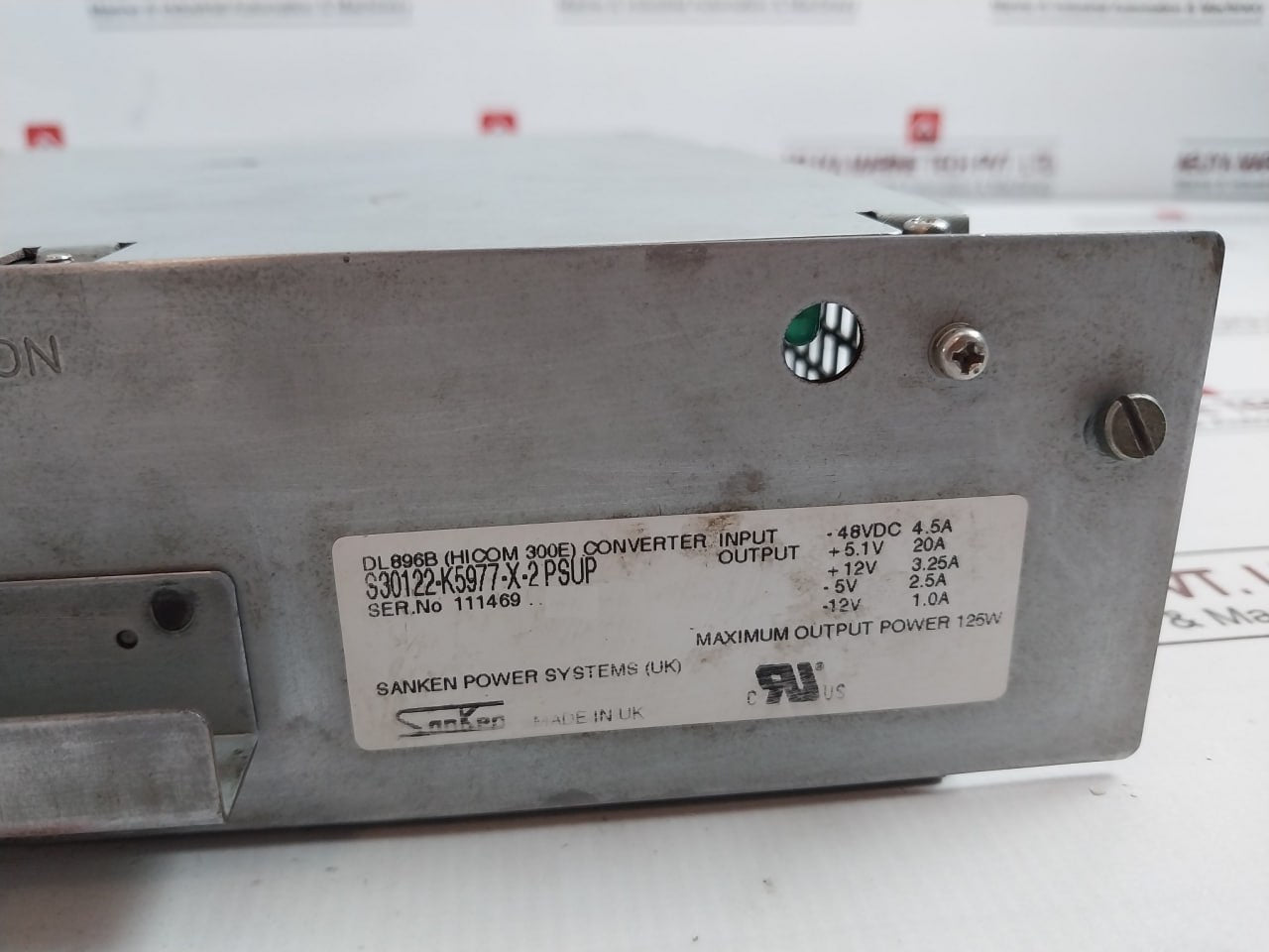 Sanken S30122-k5977-x-2Psup Dl896B Power Supply Module 125W 48Vdc Hicom 300E