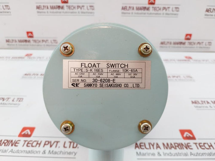 Sankyo Seisakusho Float Switch Ac 480V 15A Part No: S-k 16Es