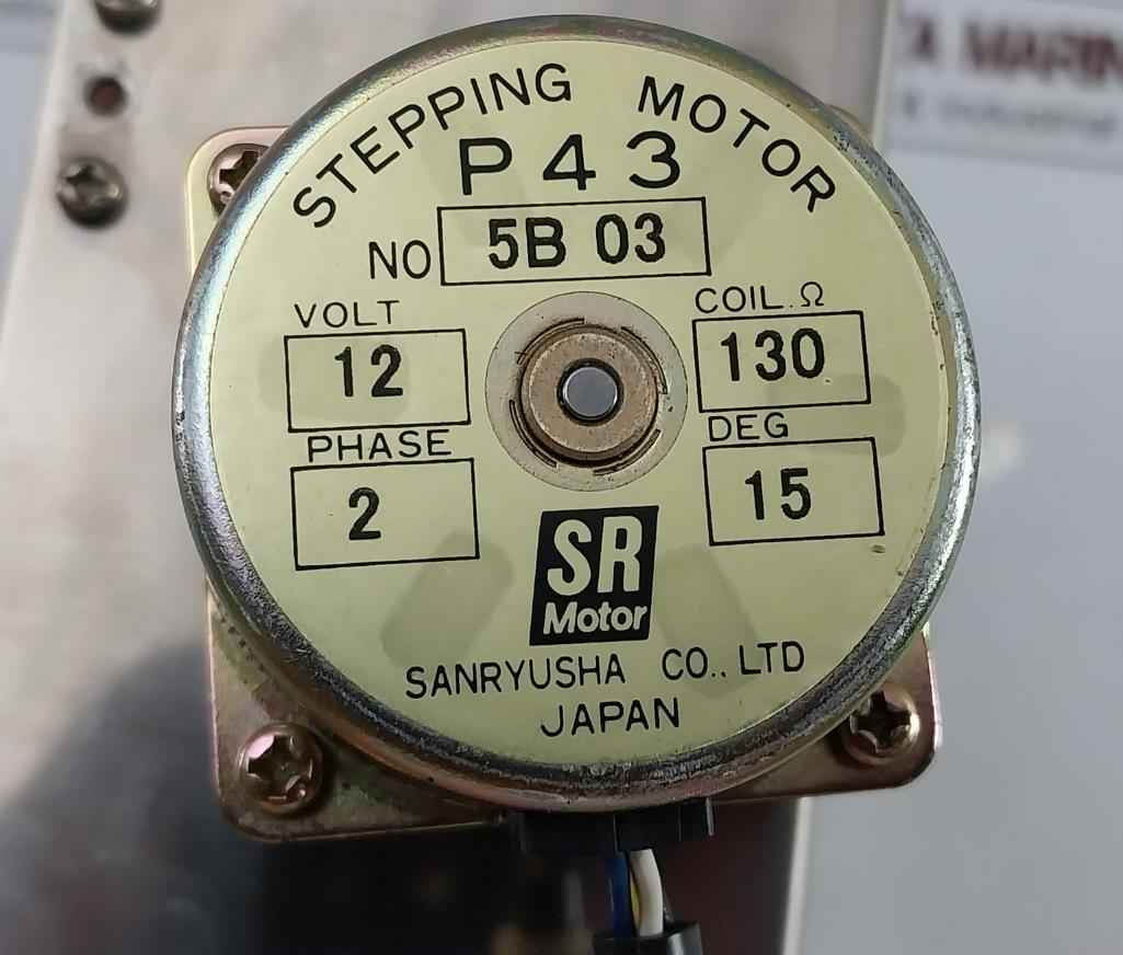 Sanryusha P43 Phase-2 Stepping Motor G-head Recorder 12V 3903807013