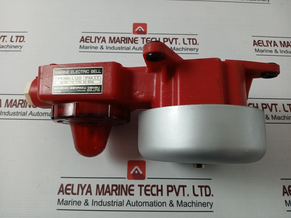 Sanshin Nbu-l120 Marine Electric Bell Ip44 F Ac100/110/115V 50/60Hz