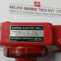 Sanshin Nbu-l120 Marine Electric Bell Ip44 F Ac100/110/115V 50/60Hz