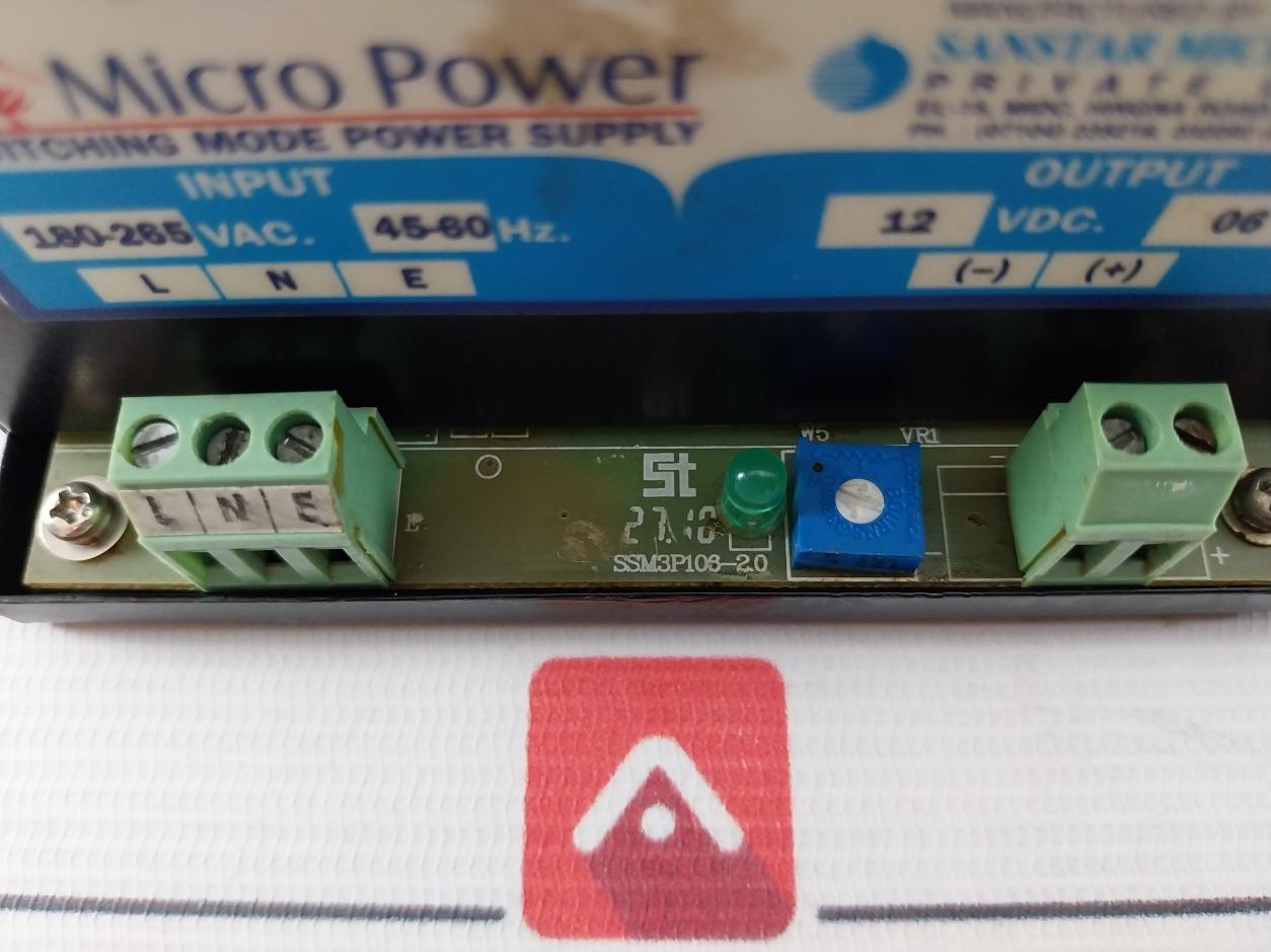 Sanstar Micro Power Switching Mode Power Supply 180-265 Vac 45-60 Hz