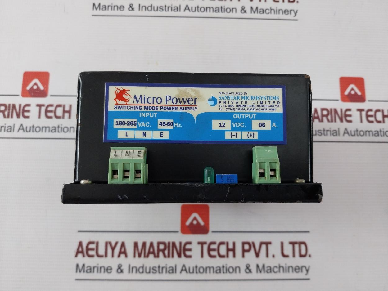 Sanstar Micro Power Switching Mode Power Supply 180-265 Vac 45-60 Hz